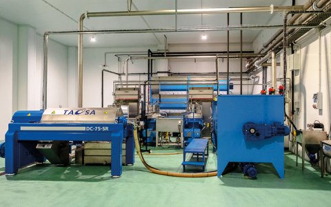 Un molí d’oli d’una cooperativa de les Garrigues. (foto: X.M.)