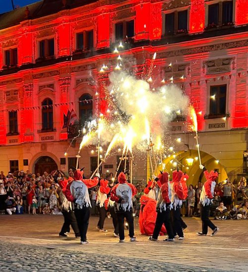 Foto: Diables Calents i Cornuts d'Arbeca